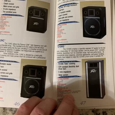 Peavey Sound Reinforcement Catalog 1992 image 18