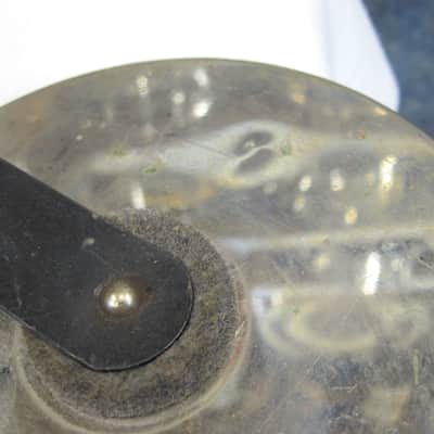 Leedy Bass Drum Hoop mounted Paddle Muffler (Lot4143U-5143) 40's/50's - Nickel Plated image 15