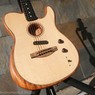 Fender Acoustasonic Telecaster, with Bag, Natural image 3