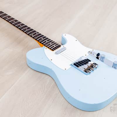 Fender Custom Shop '59 Telecaster Journeyman Relic Sonic Blue image 9