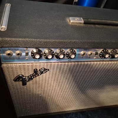 Fender Twin Reverb Amplifier 1974 - Black Tolex image 3