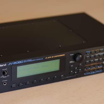 Roland JV-2080 64-Voice Synthesizer Module 1997 - 2000 - Black incl. 4 sound expansion cards plus extra memory card image 12