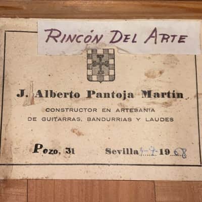 Jose Alberto Pantoja Martin 1968 - a real cannon of a great vintage flamenco guitar + video! image 13