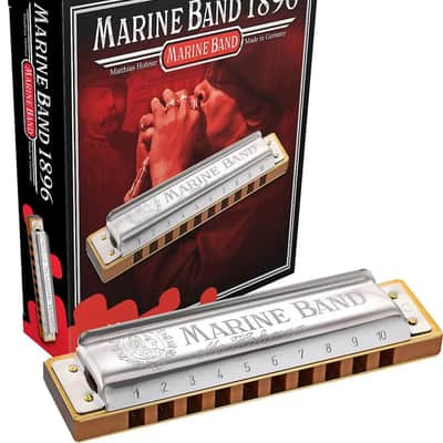 Hohner 1896BX Marine Band 1896 Harmonica, Key of D image 2