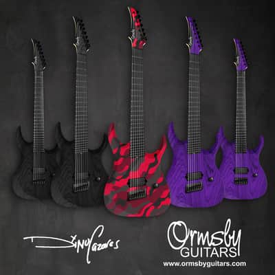 Ormsby [PRE-ORDER] DC GTR 7 string Multiscale 2020 Blood Camo image 6