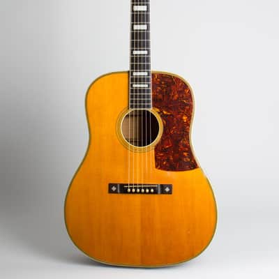 Euphonon Dreadnought Acoustic Guitar, made by Larson Brothers, c. 1938, period hard shell case. image 1