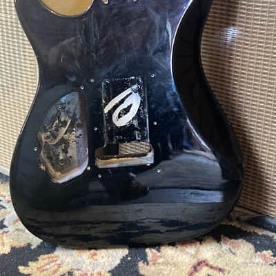 Unknown HSS Lightweight Strat Style Body Unloaded - Black image 5