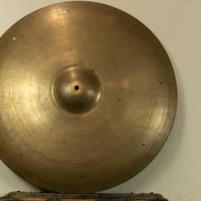 1950s Zildjian A 24" Sizzle Ride Cymbal 3332g image 1