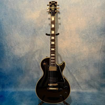 Burny Fernandes RLC 60 1980s Black Les Paul Custom Made in Japan