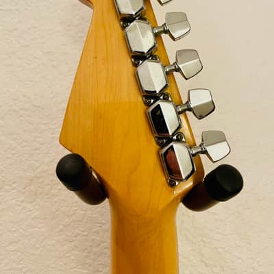 Bradley By Fujigen-Gakki Star Shaped 24 3/4” Scale Mahogany Body 1980’s - Gloss Black image 21