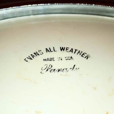 UNMARKED UNIQUE STENCIL COS SNARE DRUM 14" 60's/70's - 8 LUGS - FREE SHIP TO CUSA! image 9