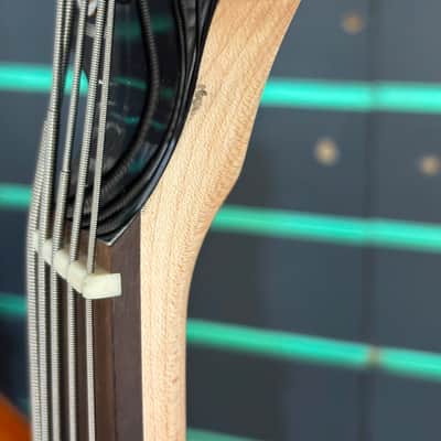 Yamaha BB435 Sunburst 5-String Electric Bass Guitar image 9