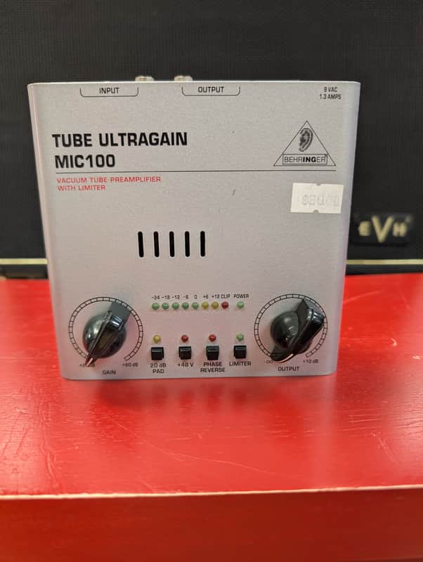 Behringer Tube Ultragain MIC100 Vacuum Tube Preamp with Limiter 2011 - Present - Standard image 1