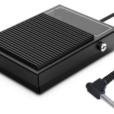 Sustain Pedal for Keyboards Digital Pianos Synthesizers,Tone Modules,Drum Machines All Metal Heavy Design,Non-Slip,with Polarity Switch image 1
