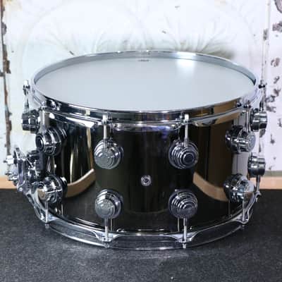 DEMO DW Collectors Black Nickel over Brass Snare Drum 14X8in image 2