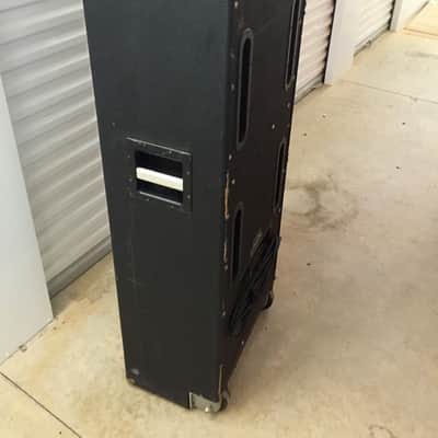 Vintage Kasino Kustom THEA 1970s Powered Black PA Speaker System ALL Discreet 120 Watts Horn+2 15s image 4