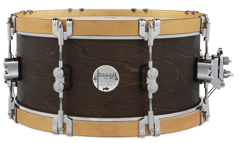 Pacific Drums & Percussion Add-Ons PDP Concept Classic, 6.5x14, Walnut/Natural Hoops Snare Drum (PDCC6514SSWN) image 1