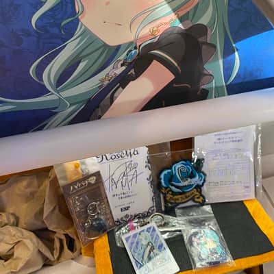 ESP M-II SAYO Hikawa bang dream x ESP collaboration guitar 2021 - Blue image 2