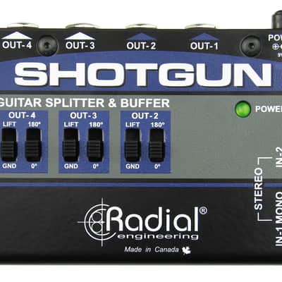 Radial Shotgun 4-channel Amp Driver