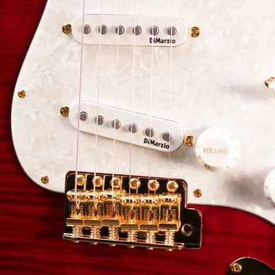 Fender Richie Kotzen Stratocaster, Maple Fingerboard Electric Guitar - Transparent Red Burst with Gig Bag - Demo image 9