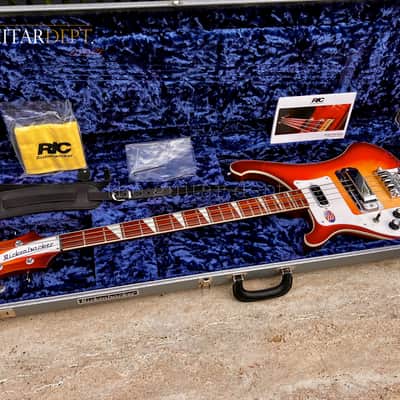 ♚MINT♚ULTRA RARE♚2012 Rickenbacker 4003 Stereo Bass♚ LUSH FIREGLO ♚ LEFT HANDED ♚GEM image 8