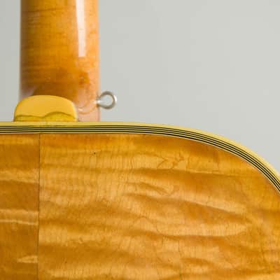 Immagine D'Angelico  Excel Arch Top Acoustic Guitar (1950), ser. #1843, original brown hard shell case. - 16