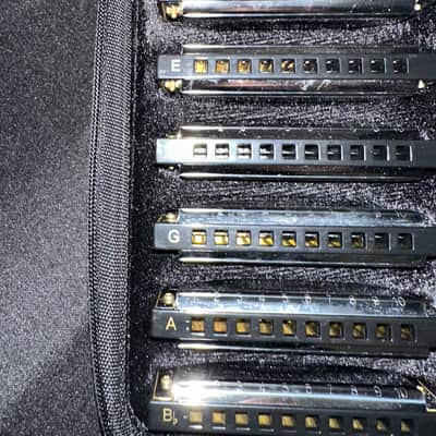 Hohner Blues Band 7-Piece Harmonica Set, model 1501/7 2016 image 4