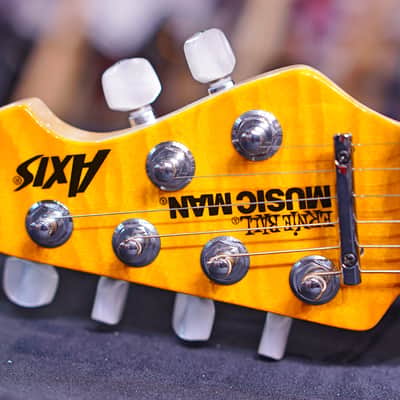 Ernie Ball Music Man Axis Translucent Gold image 7