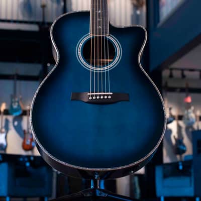 PRS SE A60 ANGELUS WITH FISHMAN PRESYS VT PICKUP - COBALT BLUE BURST WITH CASE image 1
