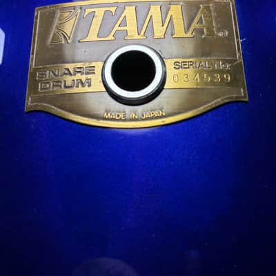 Tama Artstar 8x14 Snare Jewel Blue MIJ image 2