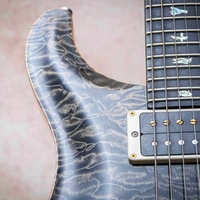 PRS USA Paul Reed Smith Wood Library Custom 24 Artist Top "Charcoal + Ebony" (2016) image 7