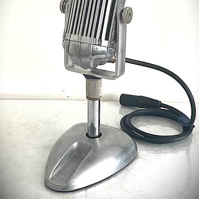 1940's era AMERICAN D9T Dynamic dual-element Microphone w/stand & cable image 12