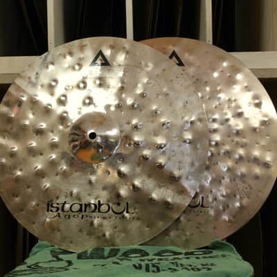 Istanbul Agop 15" Xist Dry Dark Brilliant Hi-Hats 716/1098g image 1