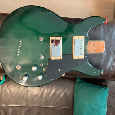 Kramer / Vaccaro Body Green Mahogany String Through Prototype image 2