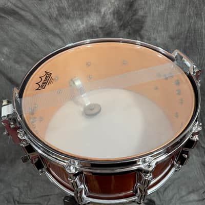 Tama Superstar Mastercraft AW456 6.5x14 Snare 1982 - Super Mahogany image 7