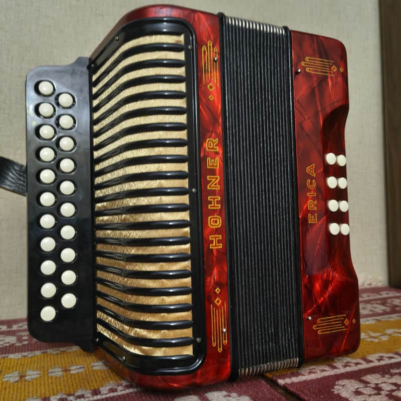 Hohner Erica C/F Diatonic Button Accordion image 1