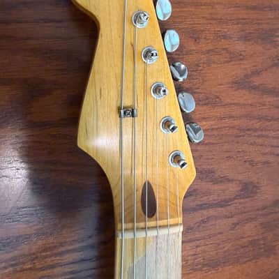***Must See*** Olympic White Hendrix Voodoo Tribute Strat Partscaster – (Right Handed) Lefty Neck & Tremolo, Nitro Finish image 6