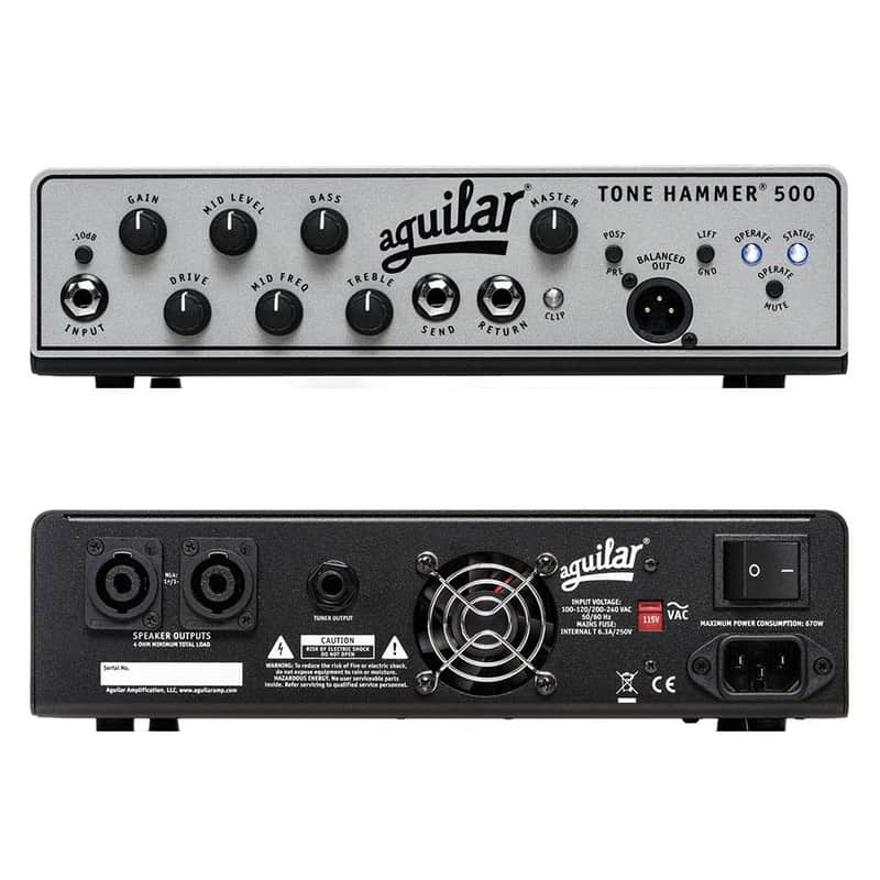 Aguilar Tone Hammer 500 500-Watt Bass Amp Head | Reverb