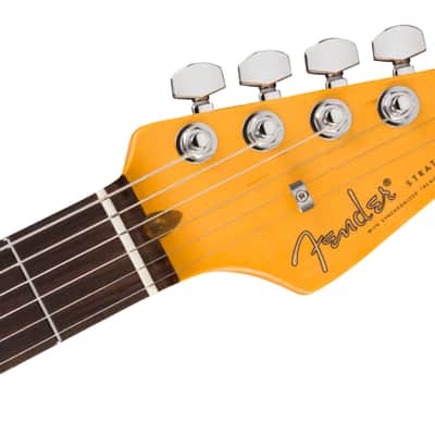 Fender American Ultra Luxe Vintage '60s Stratocaster Electric Guitar. Rosewood Fingerboard, Ice Blue Metallic TGF33 image 6