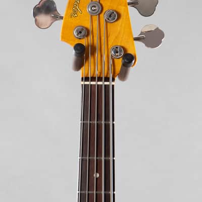 1995 Fender Japan Left-Handed 5-String Jazz Bass Vintage White image 4
