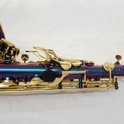 LA Sax Alto Saxophone, with high G key - Chameleon Color image 7