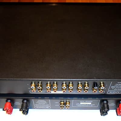 Audiolab 8000C Pre-Amplifier & 8000P Power Amp 1990s - Black image 15