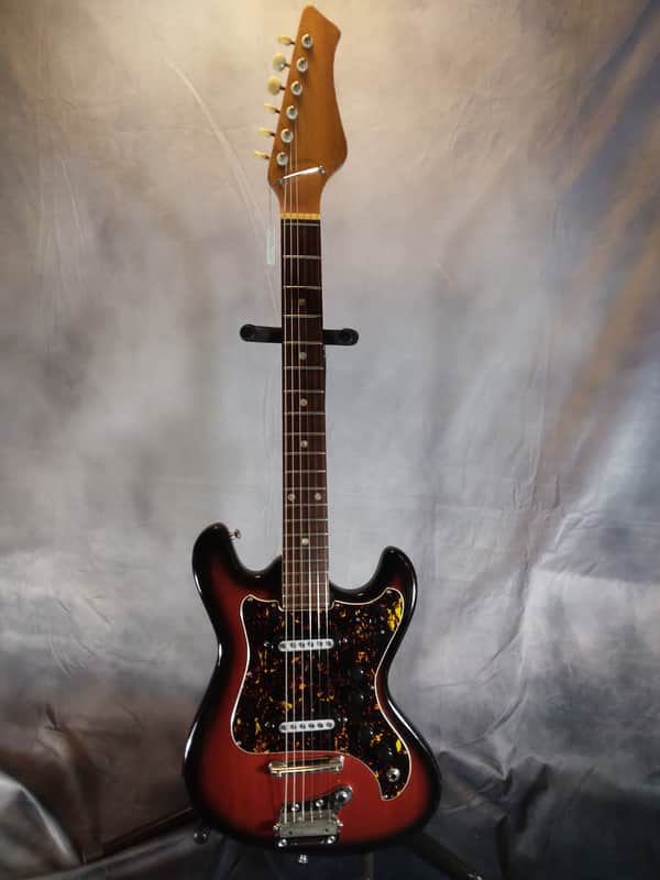 Kawai Vintage Made in Japan Offset Body Electric Guitar 1960s Red