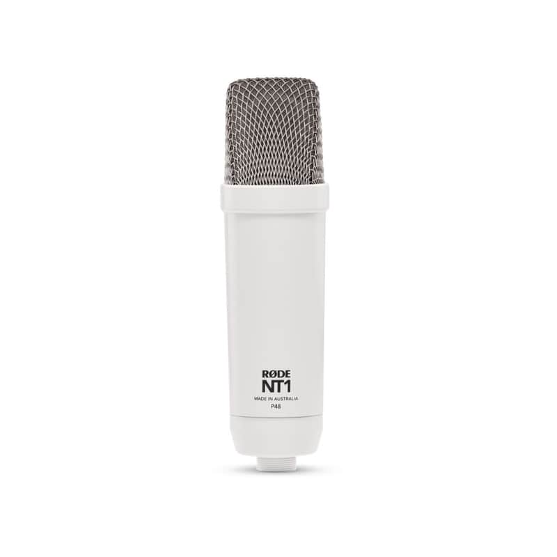 Rode NT1 Signature Series Studio Condenser Microphone HF6 Capsule and Ultra-Low Noise (White) image 1