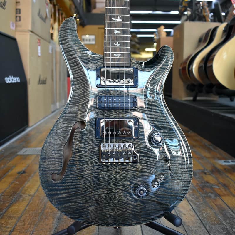 Paul Reed Smith Limited Run Mango Top Special Semi-Hollow Electric Guitar Faded Whale Blue w/Hard Case image 1