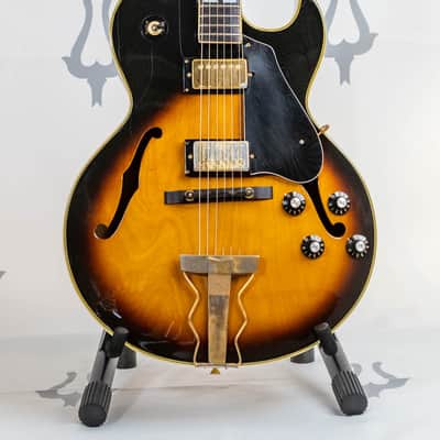 Daion DES-50YS Late 1970s - Yellow Sunburst - ES 175 Copy Archtop image 1