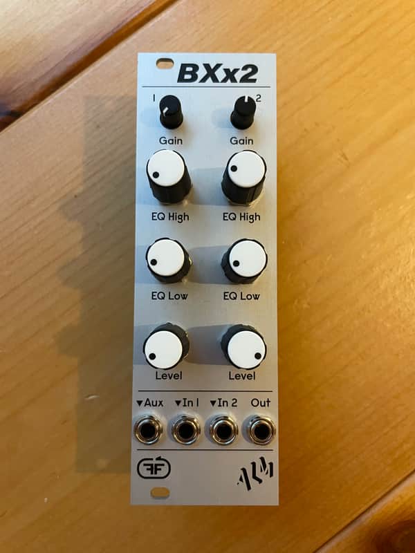 ALM/Busy Circuits ALM043 BXx2 Dual BX / Preamp / Mixer Eurorack Synth Module 2023 - Present - Silver image 1