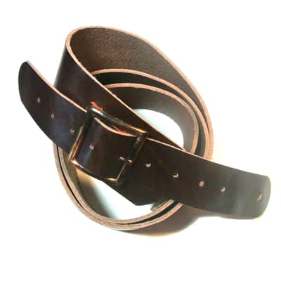 New Jerry Garcia Replica Guitar Strap All Leather-Jeri Hart Straps image 3