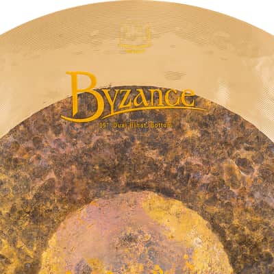 Meinl Cymbals B15DUH Byzance Dual Hihat - 15" image 10