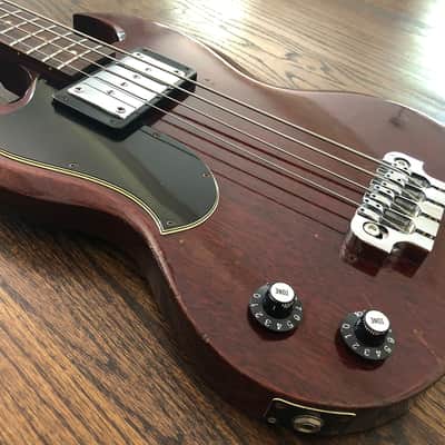 Gibson Left Handed EB-0 1971 Cherry Red with Gibson Gig Bag image 3